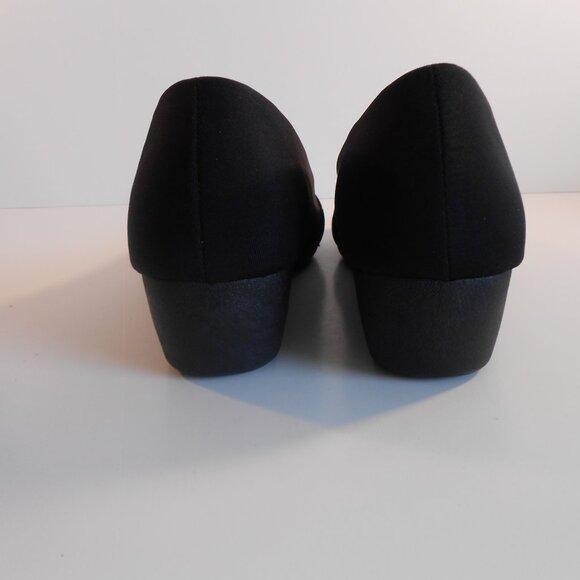 Laundry Lists Bernice Black Wedge Flats - Picture 5 of 7